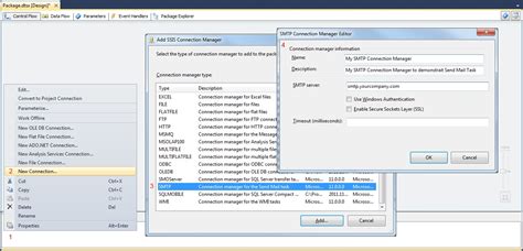 Image result for SSIS Script Task to Send Mail Task