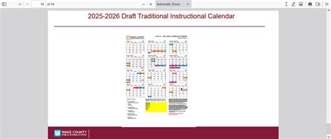 Wcpss Traditional Calendar 2025