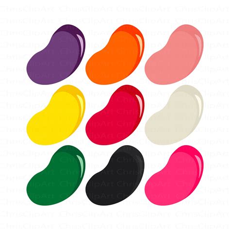 Red Jelly Bean Clip Art