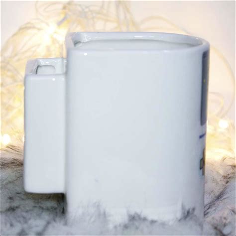 Gamer mug with biscuit holder