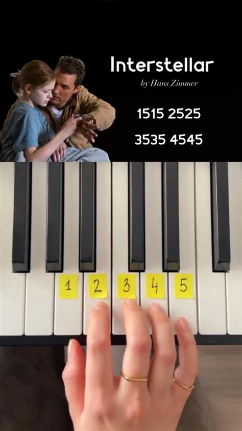 Interstellar Piano Tutorial 的图像结果