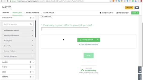 SurveyMonkey How to Tutorial 的图像结果