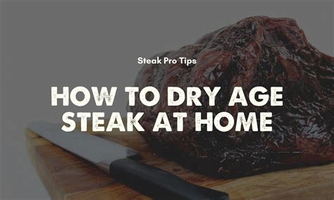 How to Dry Age Steak at Home - UMAi Dry