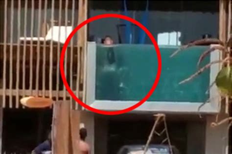 ‘Lewd’ couple has sex in transparent swimming pool as crowd watches ...