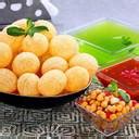 FeedSeed Ready to Fry Dry Golgappa ,400grams , Fryums Pani Puri Packet ...