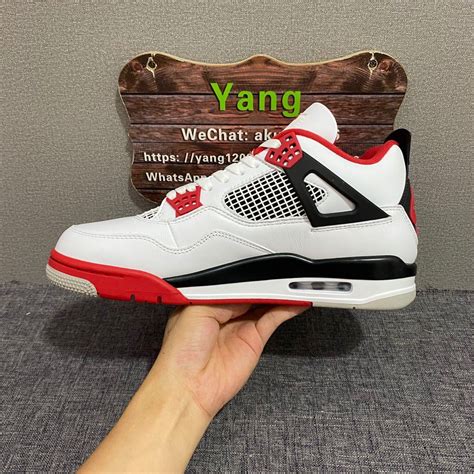 QC Fire red 4s from Yang : r/Repsneakers
