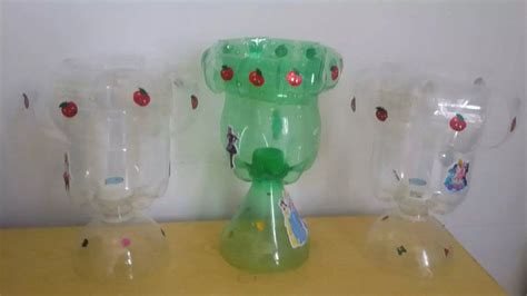 矿泉水瓶废物利用：用矿泉水瓶手工制作花瓶