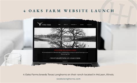 4 Oaks Farm Website Launch