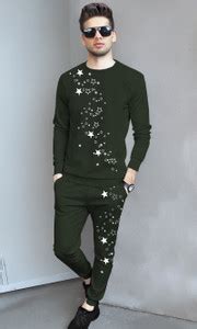 TRIPR Men Printed Green, White Night Suit Set Price in India - Buy ...