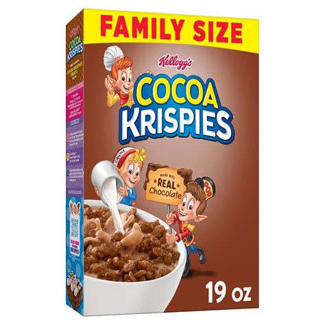 Kellogg's Cocoa Krispies P Breakfast Cereal Kids Snacks Family Size ...
