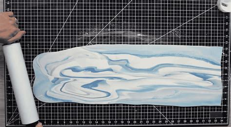 Image result for Marble Fondant Tutorial