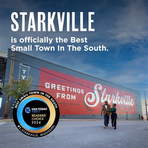 Starkville named Best Small Town in the South by USA Today - Starkville ...