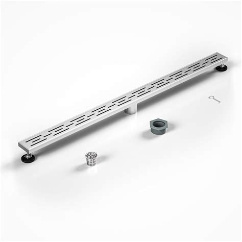 Bochni Linear Shower Drain 48 Brushed 304 Stainless Steel | India | Ubuy
