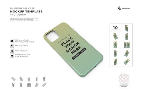 Iphone Case Template Psd