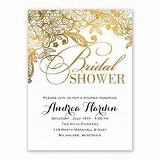Lace Wedding Shower Invitations by Gold Lace Bridal Shower Invitation S Bridal Bargains Lace Wedding Shower Invitations
