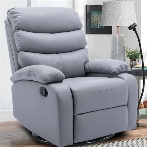 Amazon.com: GNMLP2020 Swivel Rocker Recliner Chair for Adults, Genuine ...