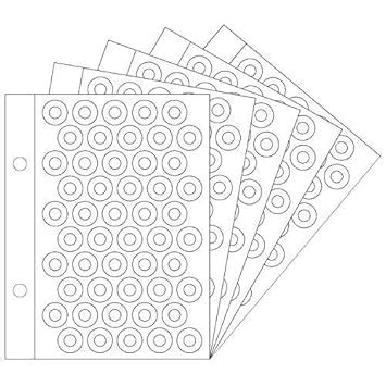 VCR Holeguard - 6mm - Transparent Self Adhesive Reinforcement PVC Smart ...