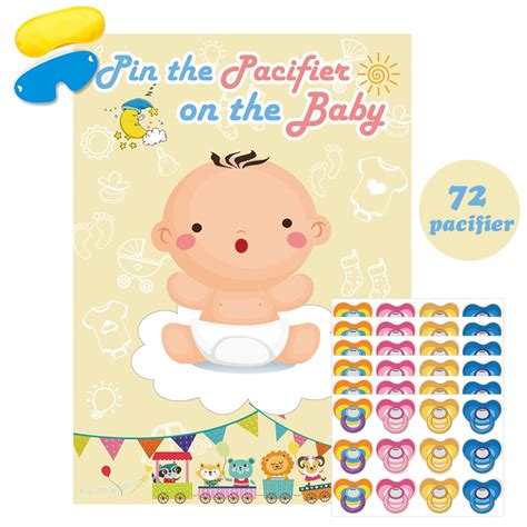 Hooqict Baby Pin The Dummy On The Baby Game Baby | Desertcart INDIA