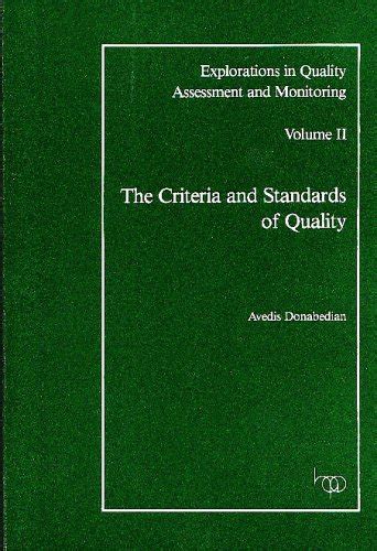 Amazon.in: Buy The Criteria and Standards of Quality (Explorations in ...