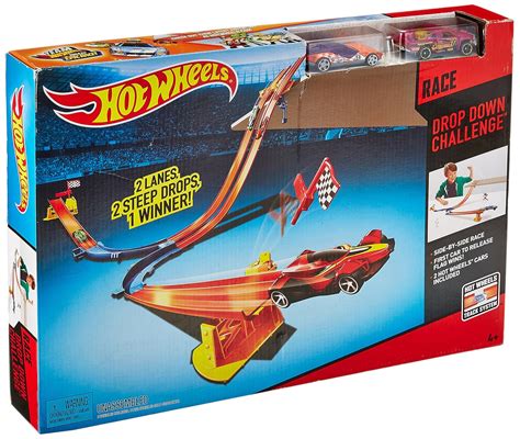 Buy Hot Wheels Drop Down challenge, Multi Color Online at Low Prices in ...