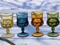 Image result for Colored Wine Glass
