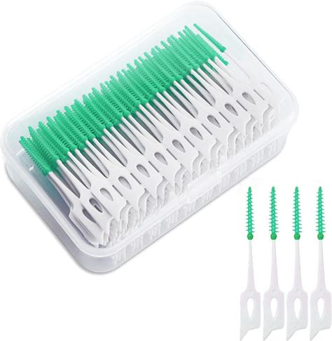 MIVAIUN 200 PCS Interdental Brushes Dental Floss Brush Adaptive ...