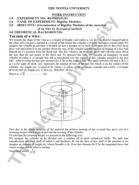 Image result for Modulus of Rigidity