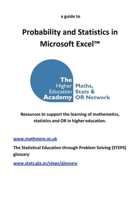 Basic Excel Probabilities in Statistics 的图像结果