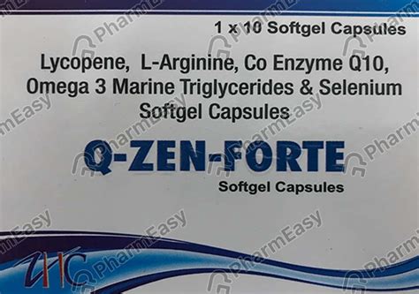 Buy Q Zen Forte Capsule (10) Online at Flat 15% OFF | PharmEasy