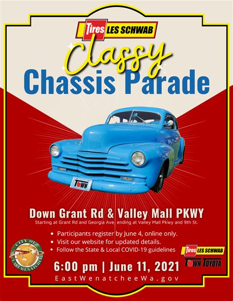 Calendar • Classy Chassis Parade - sponsored by Les Schwab