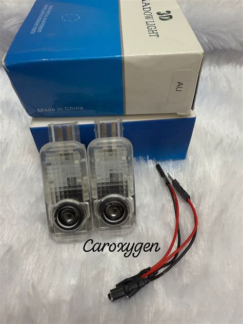 2pcs Led Light Door Projector Welcome Logo Kit For Audi S4 S6 R8 S5 A4 ...