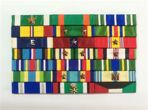 Usmc Marine Corps Ribbon Chart - Educational Chart Resources
