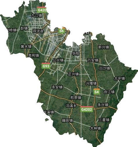 成都市高清卫星地图,Bigemap GIS Office