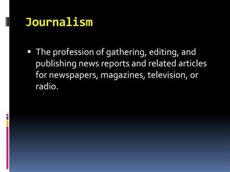 Image result for Journalism Course Review