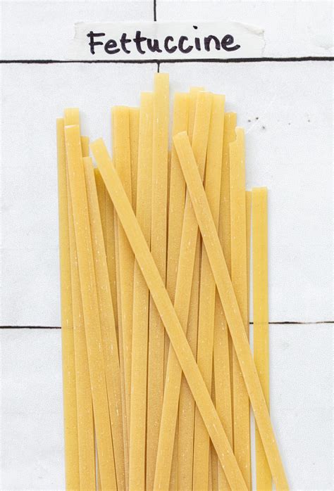 Types Of Flat Pasta