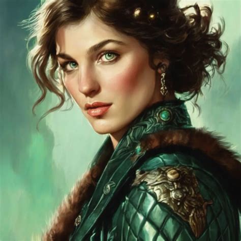 Pulp fantasy gothic character concept