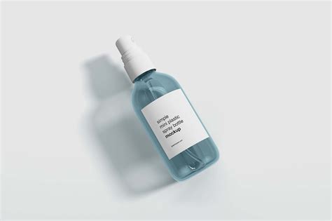 Free Mini Spray Bottle Mockup (PSD)