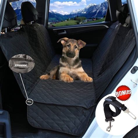 Kurgo Heather Half Dog Hammock Style Seat Cover for Pets, Pet Seat Cover, Dog Car Hammock ...