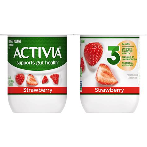 Activia® Strawberry Probiotic Yogurt