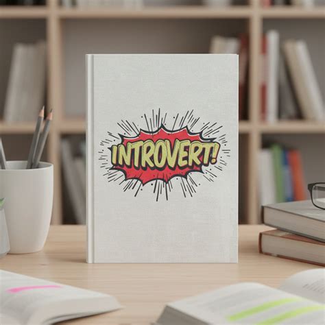 Loud on the Inside – Funny Comic Notebook for Introverts | Ruled A5 ...
