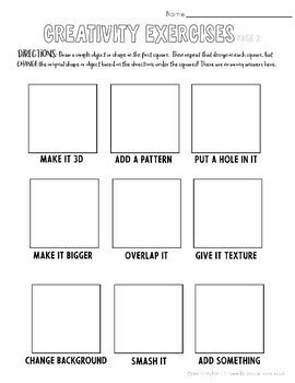 Creativity Exercises 的图像结果