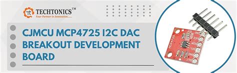 Techtonics CJMCU MCP4725 I2C DAC Breakout Development Board : Amazon.in ...