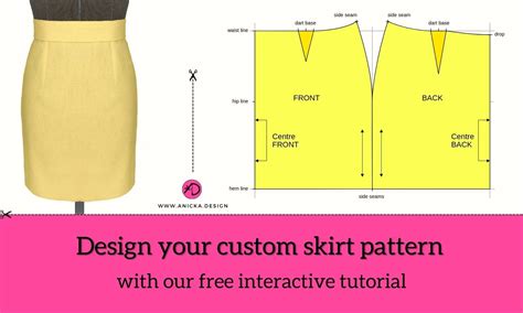 Image result for Basic Skirt Pattern