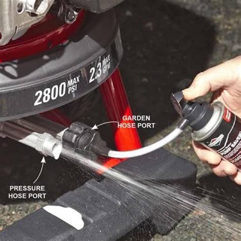 Where do you spray starter fluid on a pressure washer? | Budget ...