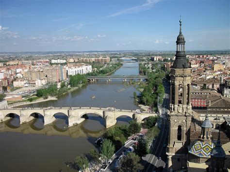 Puente de Piedra City View in Zaragoza, Spain image - Free stock photo ...