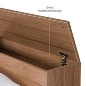 Buy Vienta Brown Engineered Wood Single Bed Online @Durian