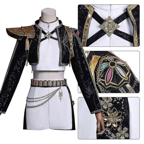 Kpop Demon Hunters Rumi Cosplay Costume Set Halloween Party Fancy Dress ...