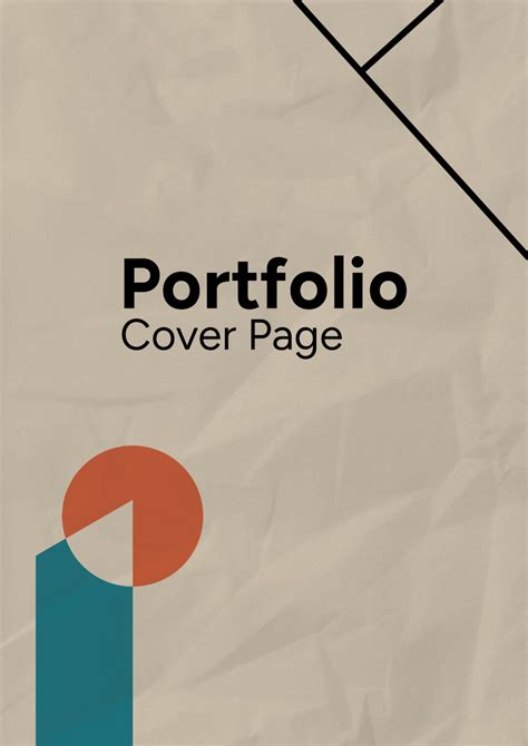 Portfolio Cover Page Template - astra.edu.pl