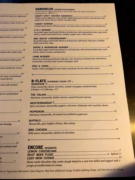 Menu at Cock N' Tails pub & bar, Phoenix