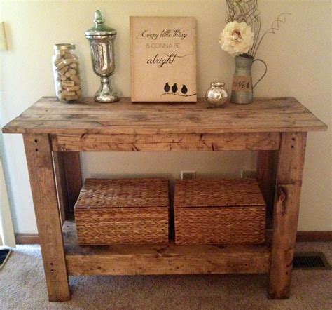 Rustic Console Hall Tables at Amber Rocha blog